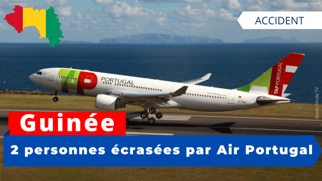 Un motard écrasé par Air Portugal à l'aéroport de Conakry