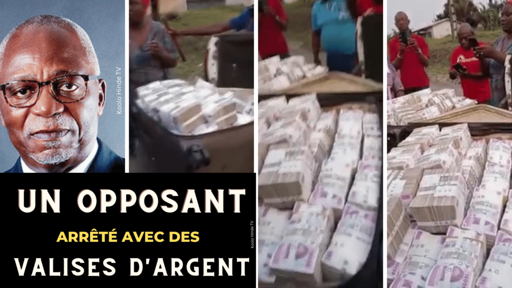 Guy Nzouba arrêté avec des valises d'argent