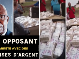 Guy Nzouba arrêté avec des valises d'argent