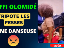 Koffi Olomidé touche les fesses d'une de ses danseuses