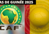 La CAF retire l'organisation de la CAN 2025 à la Guinée