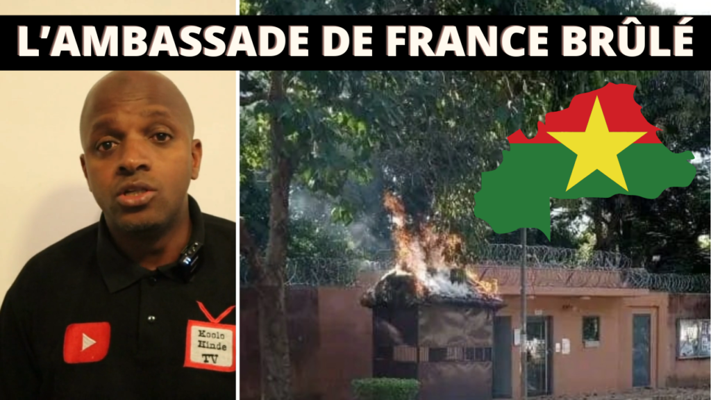 L’ambassade de France au Burkina brûlé