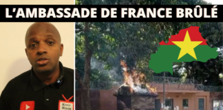 L’ambassade de France au Burkina brûlé
