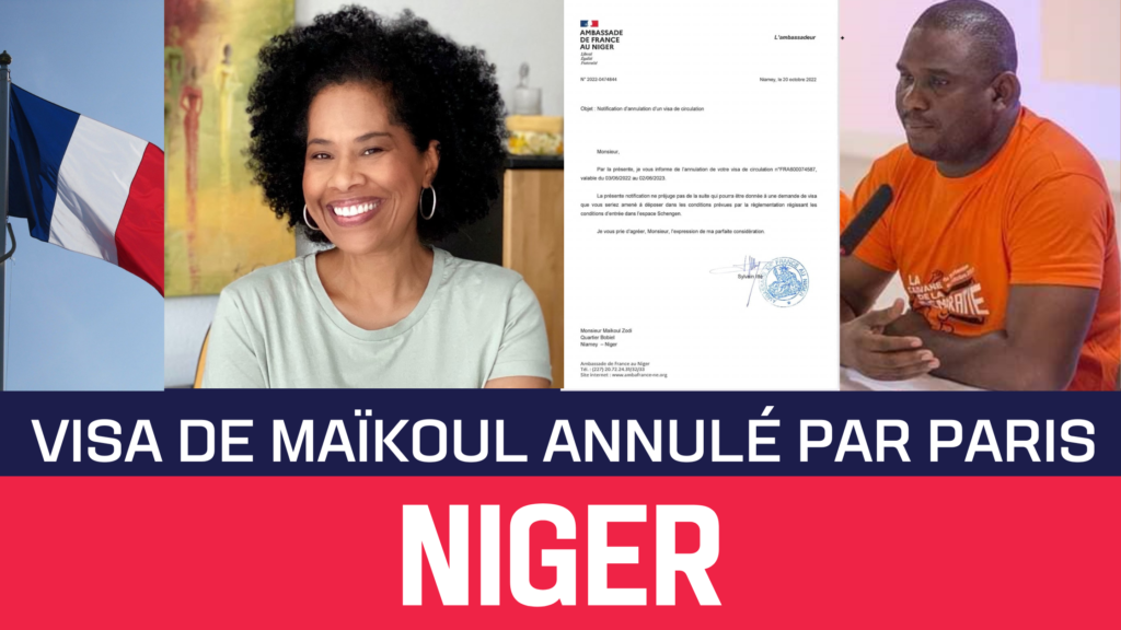 Le visa de Maïkoul Zodi annulé par la France