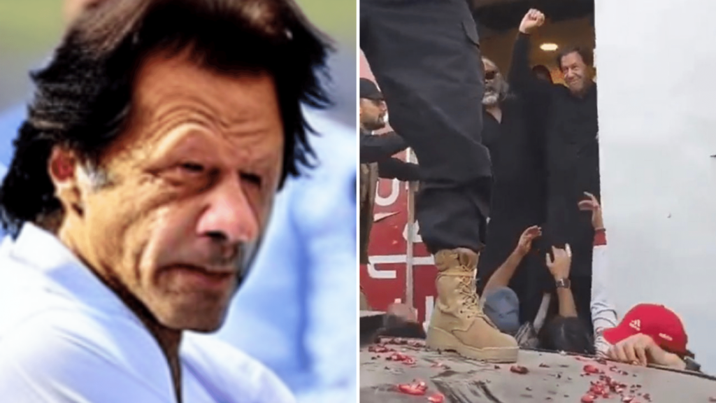 Imran Khan was shot in the leg