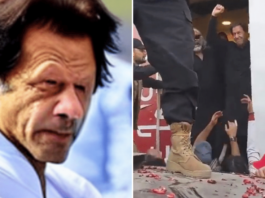 Imran Khan was shot in the leg