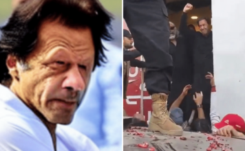 Imran Khan was shot in the leg