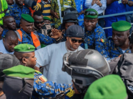 Visite de Ronaldinho en Guinée