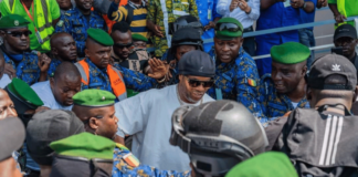 Visite de Ronaldinho en Guinée