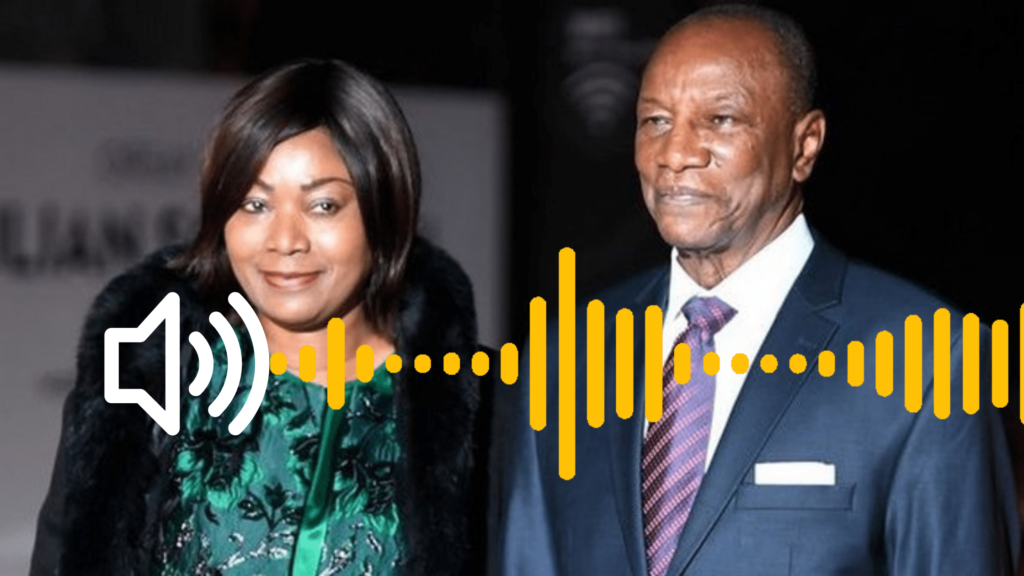 L'audio d'Alpha Condé et de sa fille Gnalen Kaba
