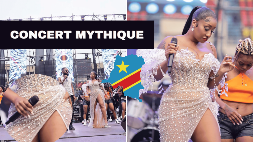 Concert de Pierre Gola et Victoria Kimani au stade des martyrs