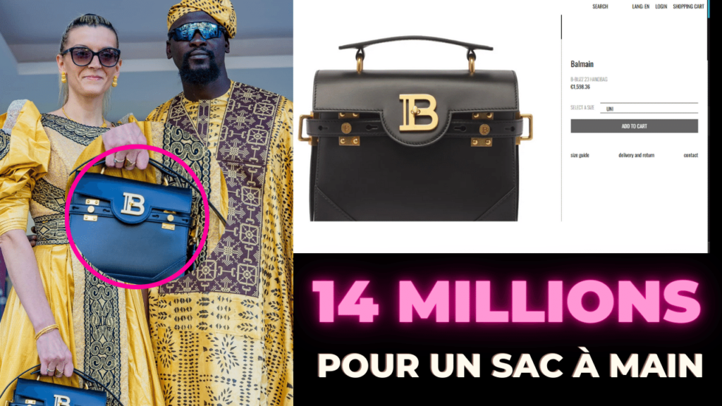 Un sac à main à 14 millions pour la femme de Mamady Doumbouya
