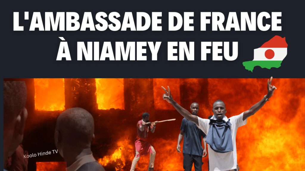 L'ambassade de France à Niamey attaquée et mise à feu