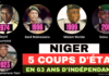 Chronologie et Histoire des coups d'État au Niger depuis son indépendance en 1960