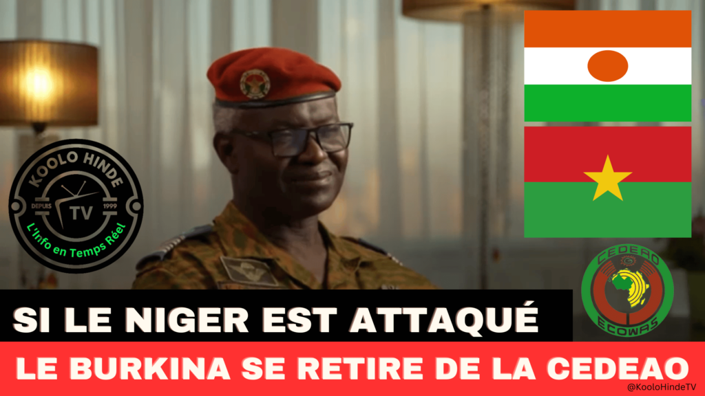 Le Burkina Faso et le Mali envisagent un retrait de la CEDEAO en cas d'opération militaire au Niger.