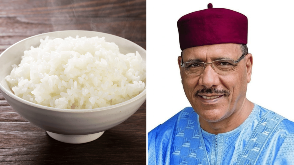 Le Président Renversé Mohamed Bazoum Contraint de Manger du Riz Sec
