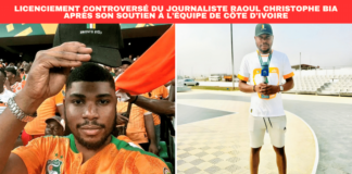 Licenciement controversé du journaliste Raoul Christophe Bia après son soutien à l'équipe de Côte d'Ivoire