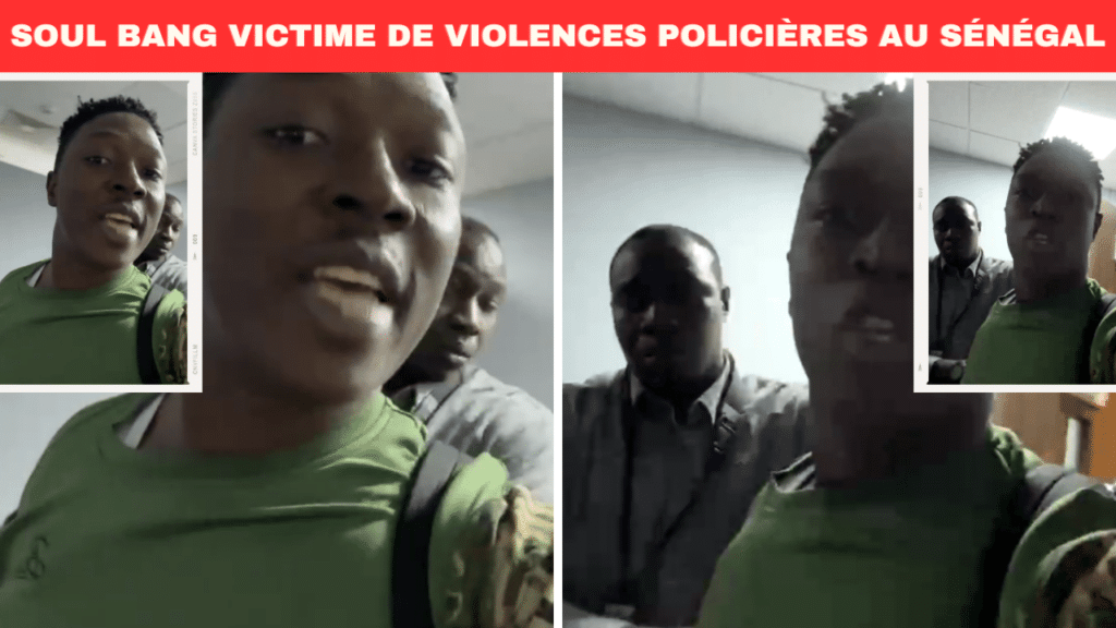 l'artiste guinéen Soul Bang victime de violences policières au Sénégal