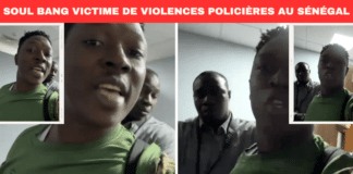 l'artiste guinéen Soul Bang victime de violences policières au Sénégal
