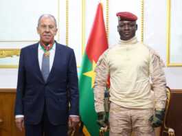 Sergey Lavrov en Afrique