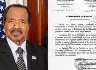 Le gouvernement camerounais dément les rumeurs sur l'état de santé de Paul Biya