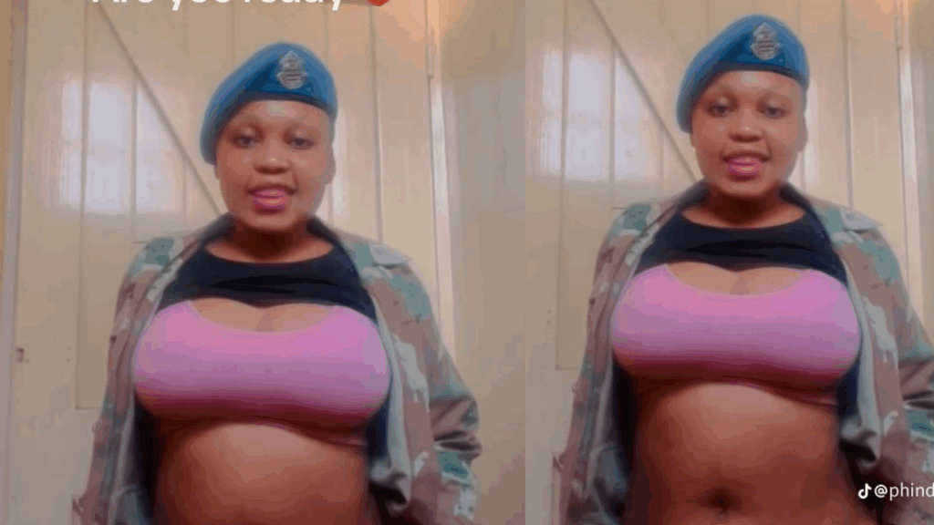 Une soldate Sud-Africaine Provoque l’indignation après une vidéo TikTok virale en uniforme militaire