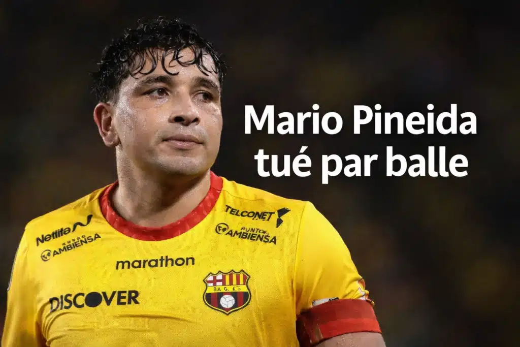 le footballeur Mario Pineida tué par balle à Guayaquil