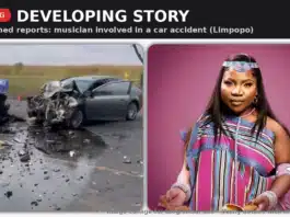 La chanteuse Makhadzi impliquée dans un grave accident de la route
