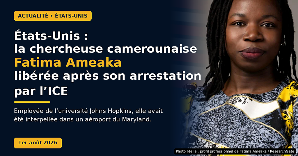 Fatima Ameaka libérée après son arrestation par l’ICE