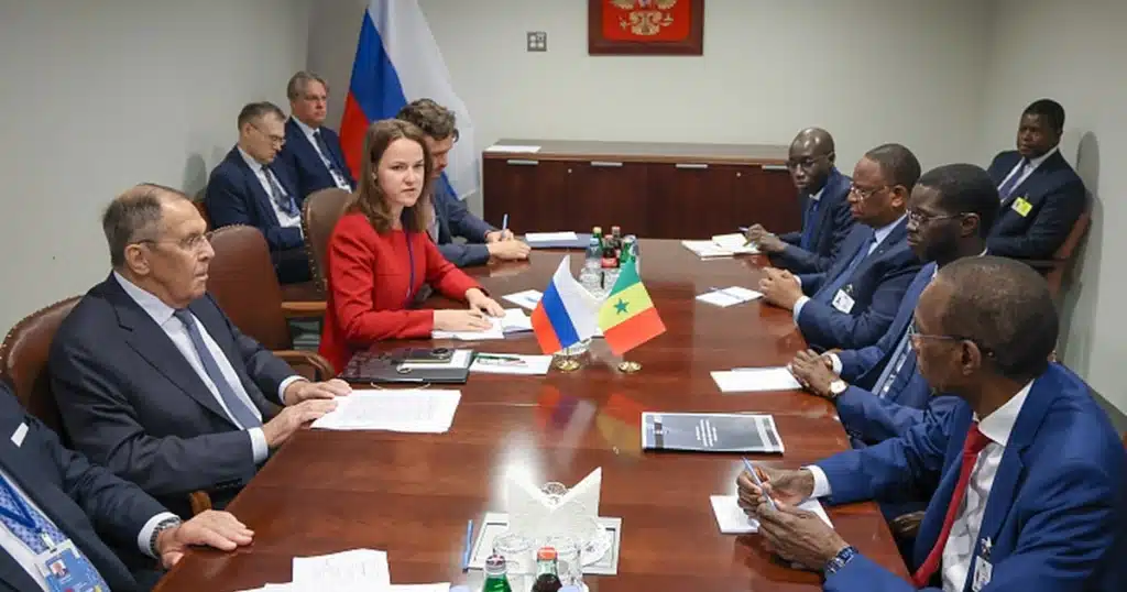 Lavrov et Bassirou Diomaye Faye